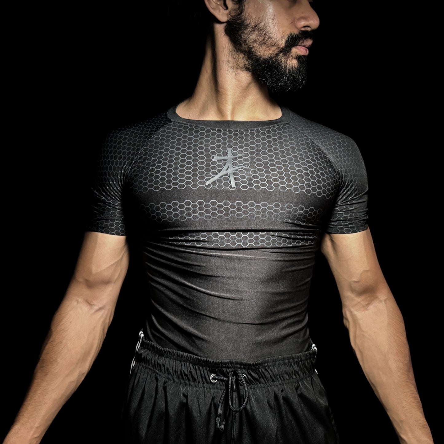 Dark Grey Burned Compression