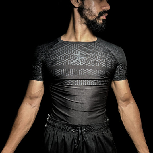 Dark Grey Burned Compression