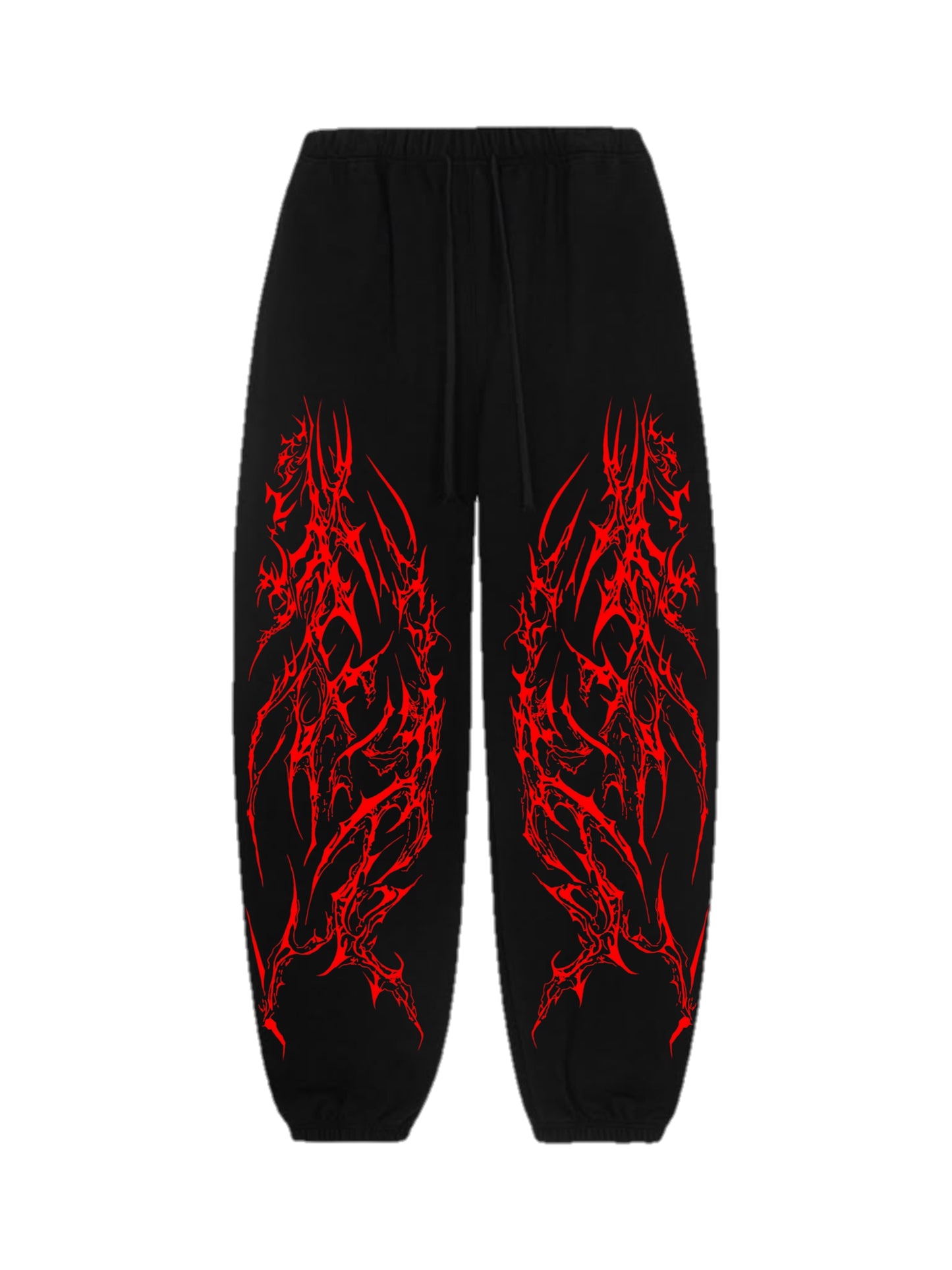 Red Night Baggy Joggers