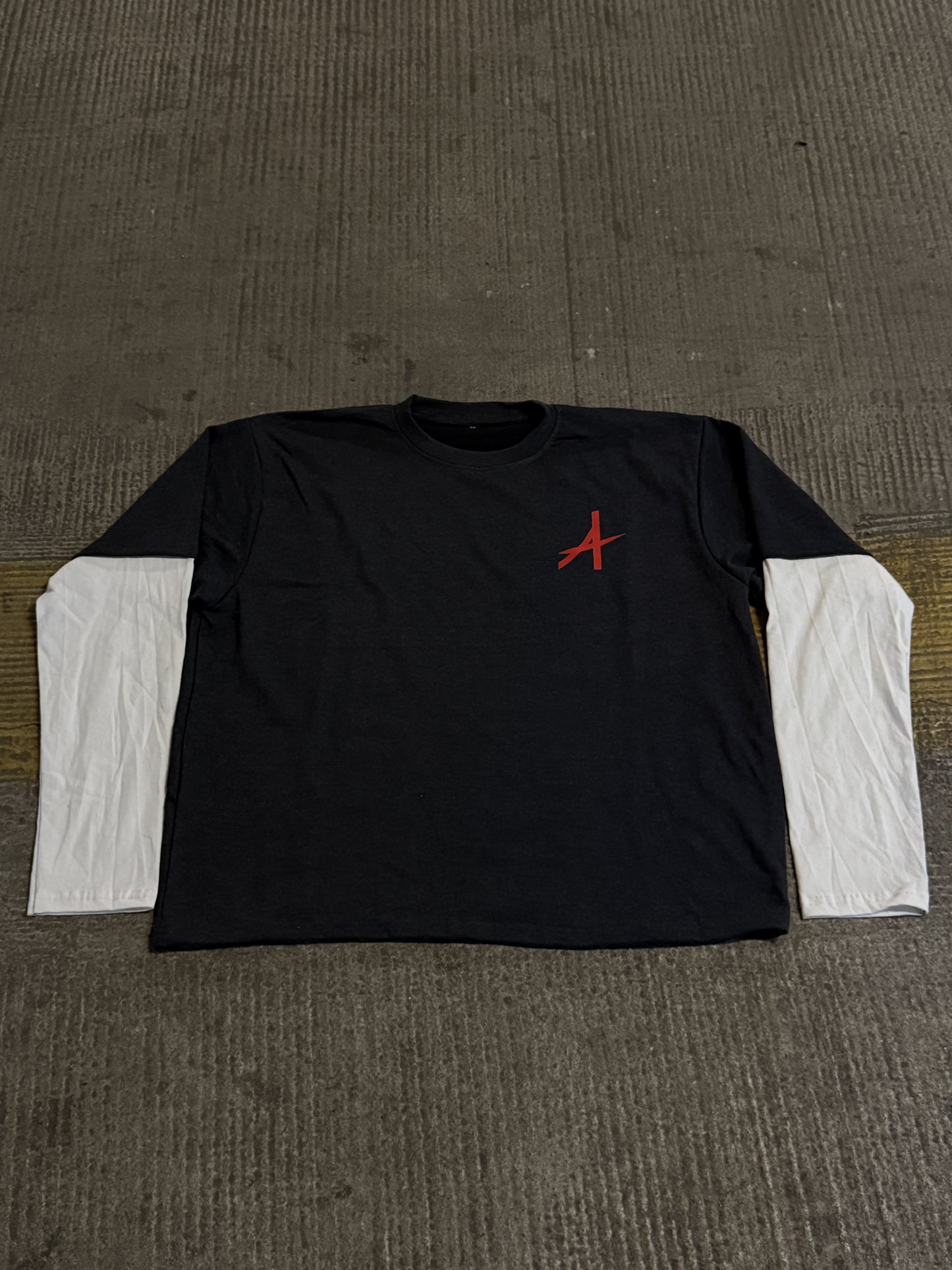 Layercore Boxy Fit Long Sleeve T-Shirt Grey